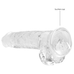Real Rock Crystal Gode Crystal Clear 16 x 4cm Transparent